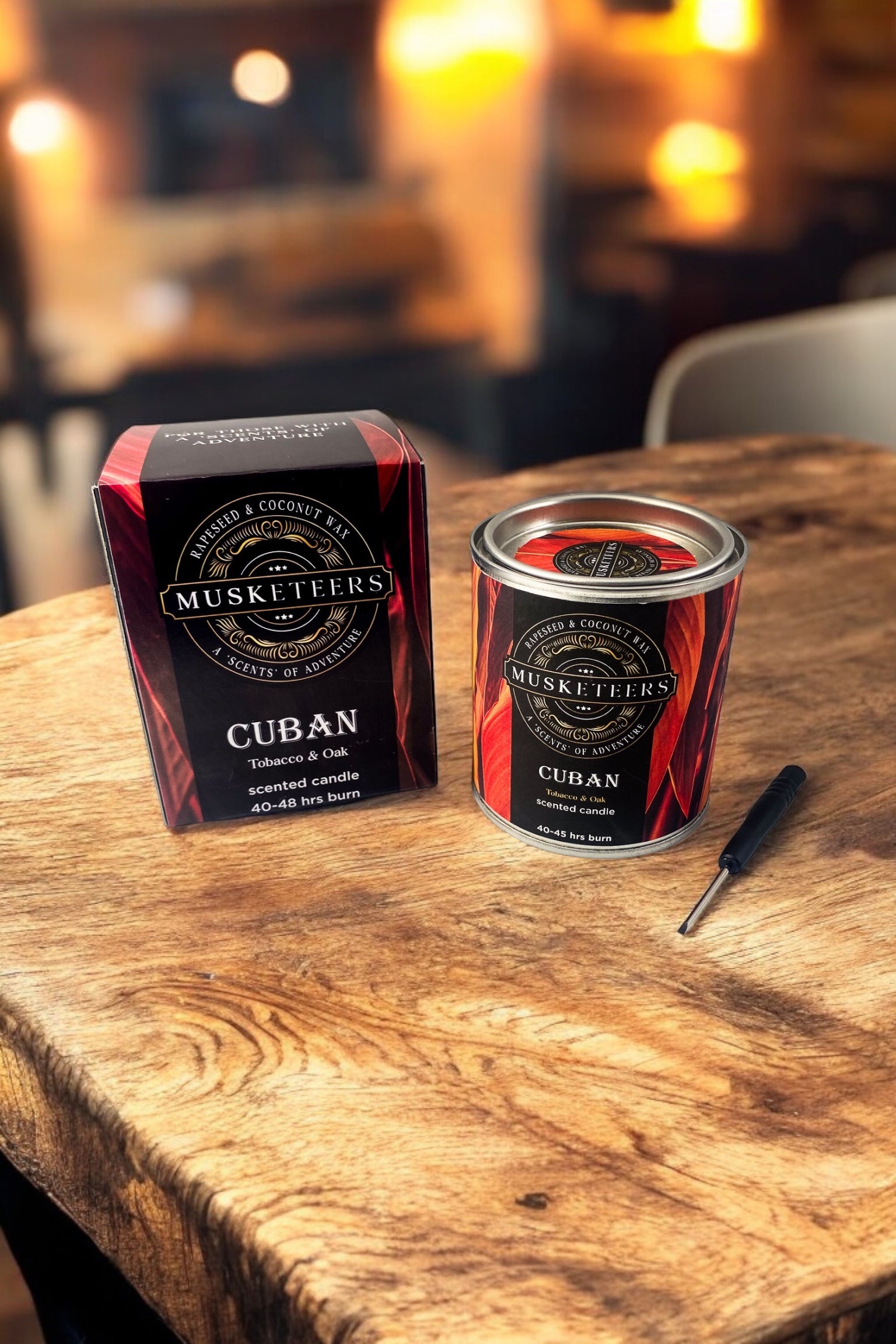 Cuban Tobacco Candle UK – Tobacco & Oak Masculine Candle
