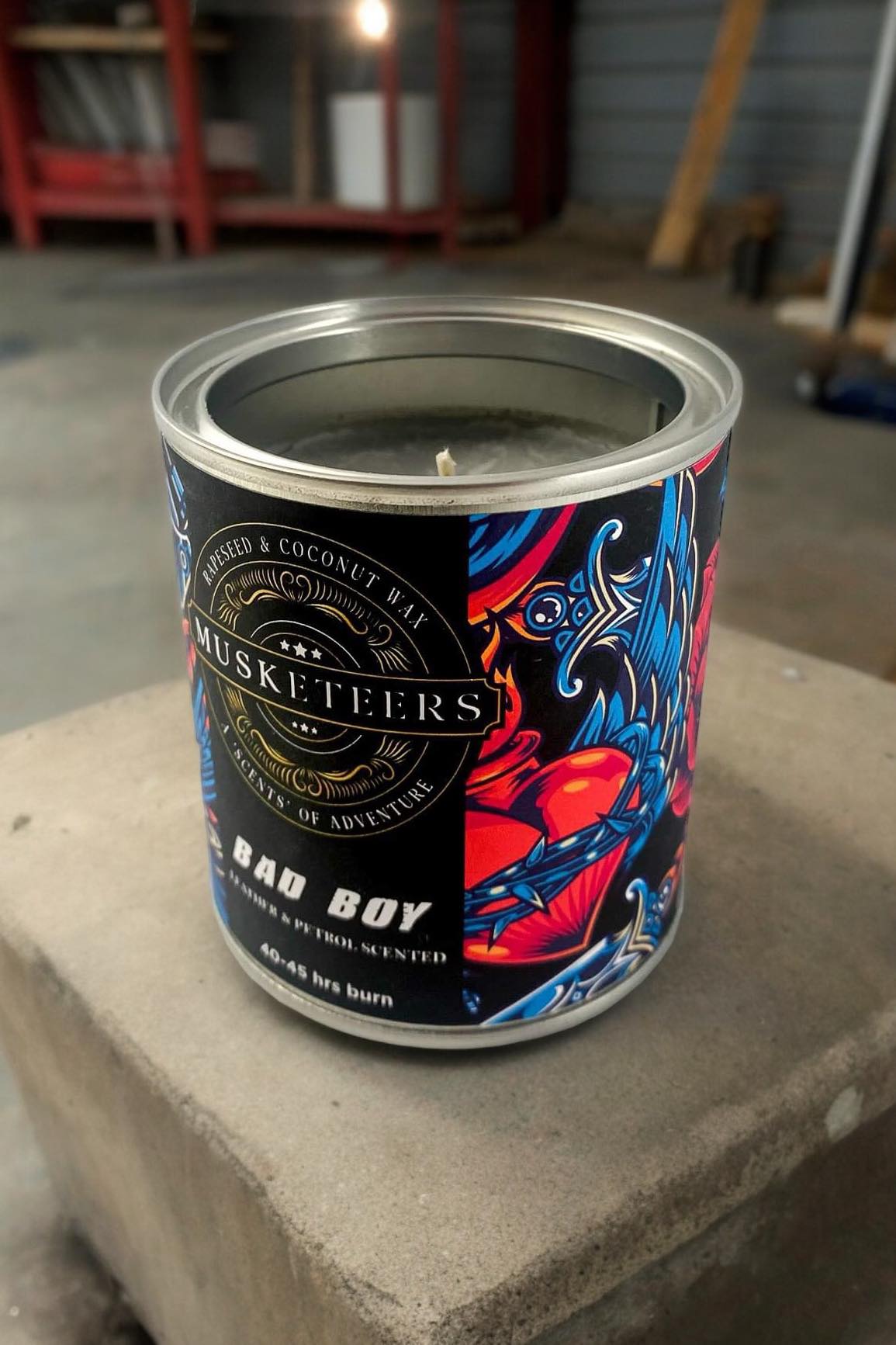 Bad Boy Candle - Petrol/Leather Candle