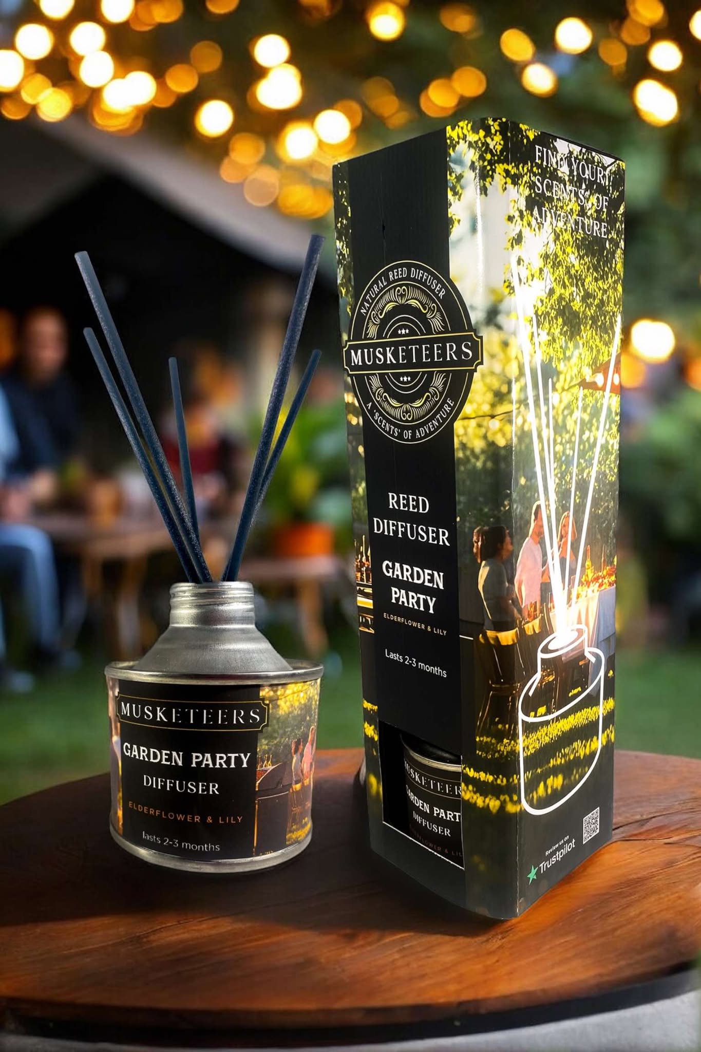 Garden Party - Elderflower and Lily Scented Reed Diffuser