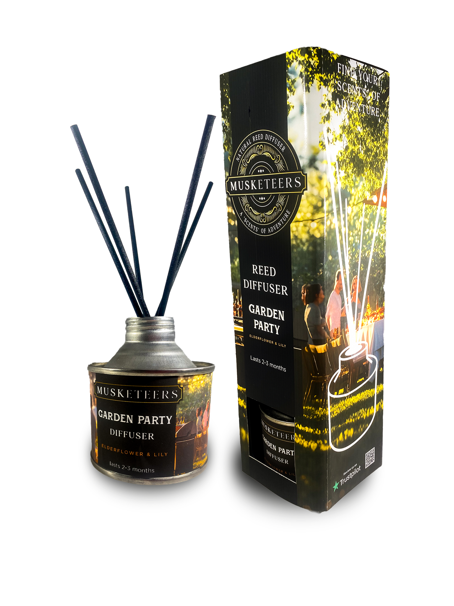Garden Party - Elderflower and Lily Scented Reed Diffuser