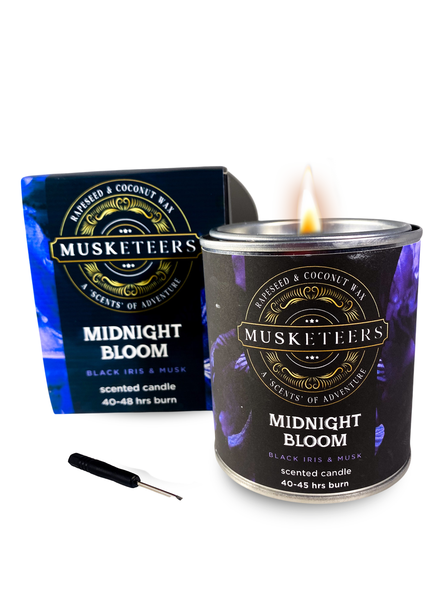 Midnight Bloom Candle  – Black Iris & Musk
