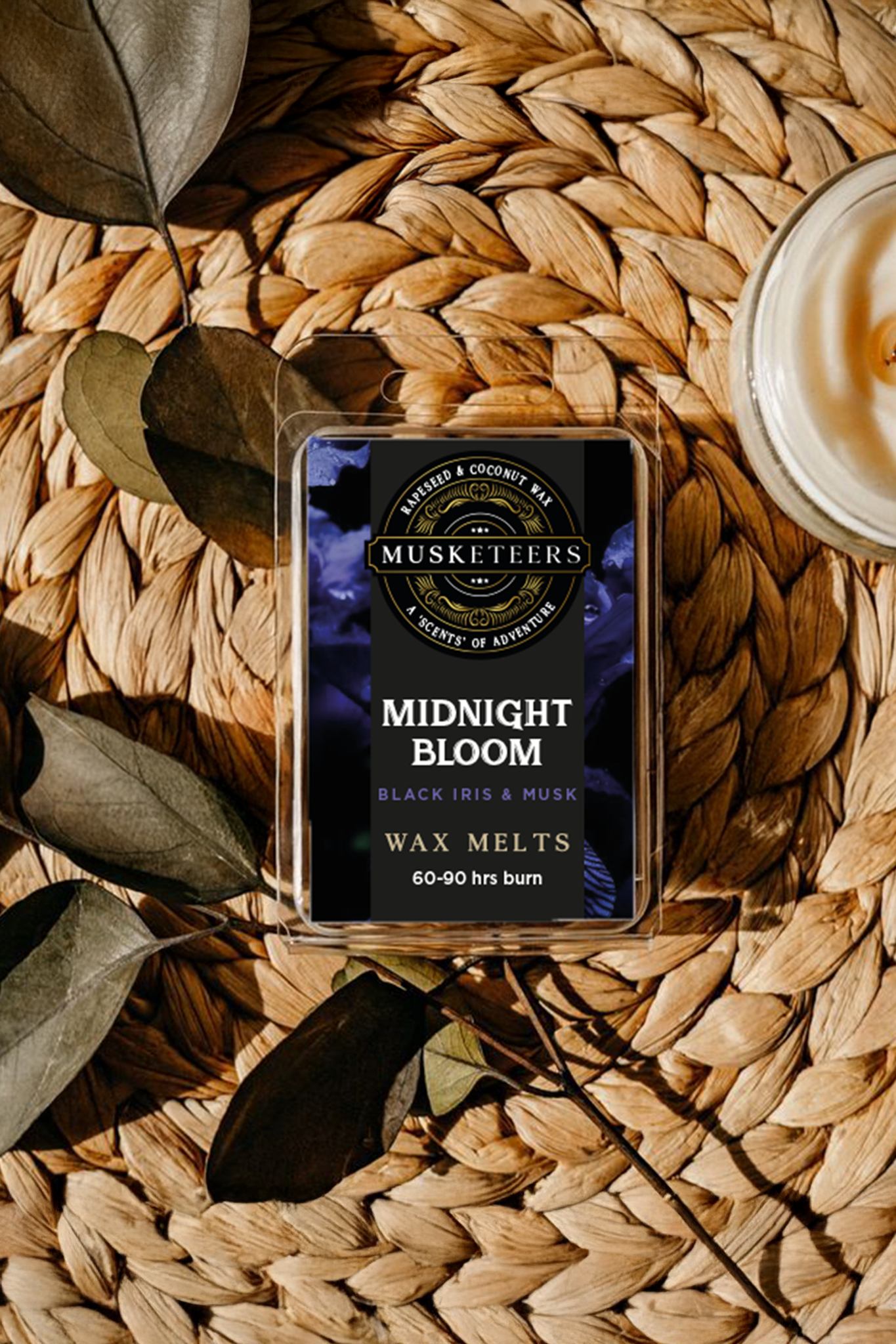 Midnight Bloom Wax Melts - Black Iris & Musk