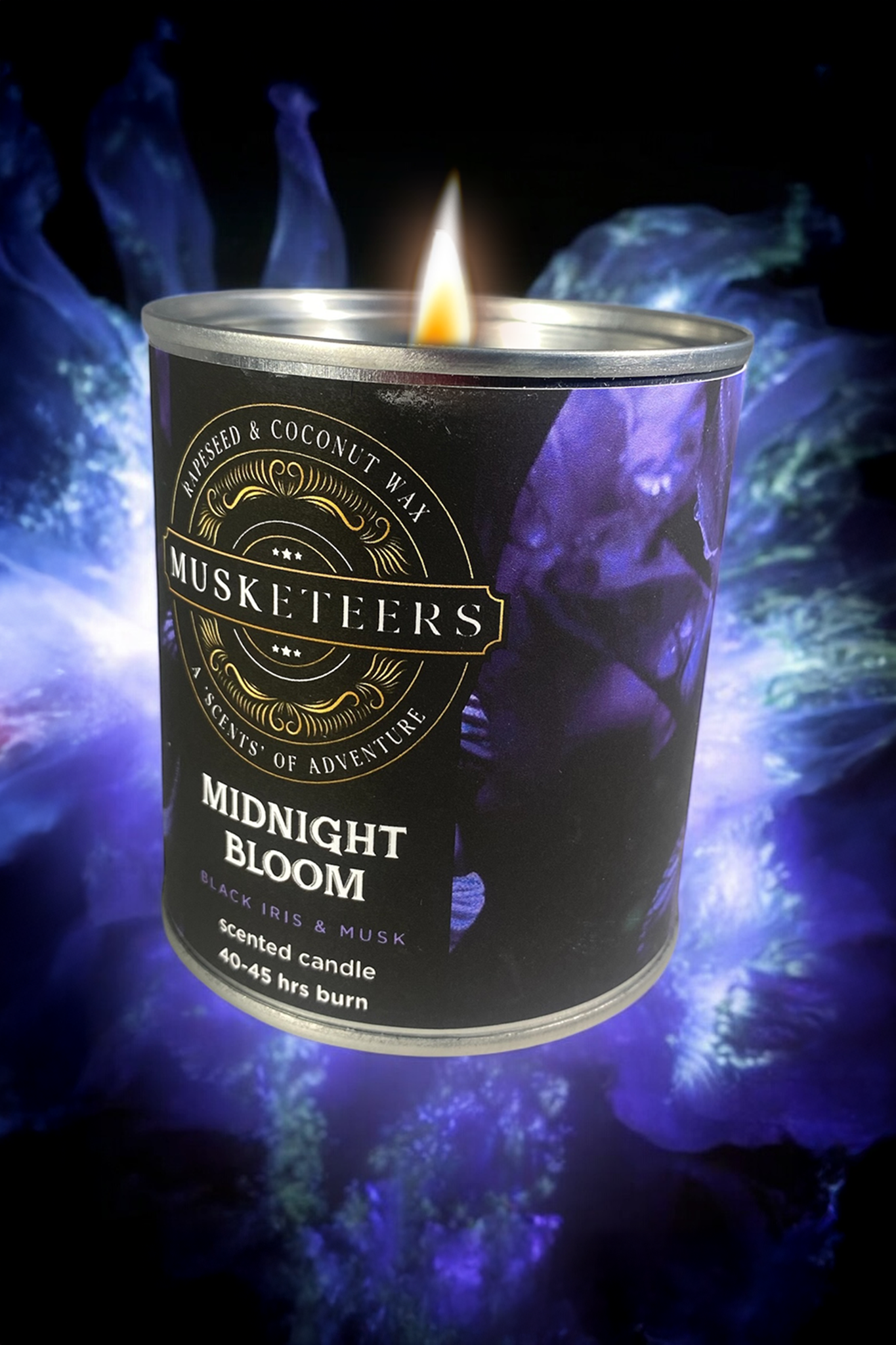 Midnight Bloom Candle  – Black Iris & Musk