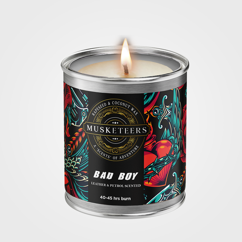 Bad Boy Candle - Petrol/Leather Candle