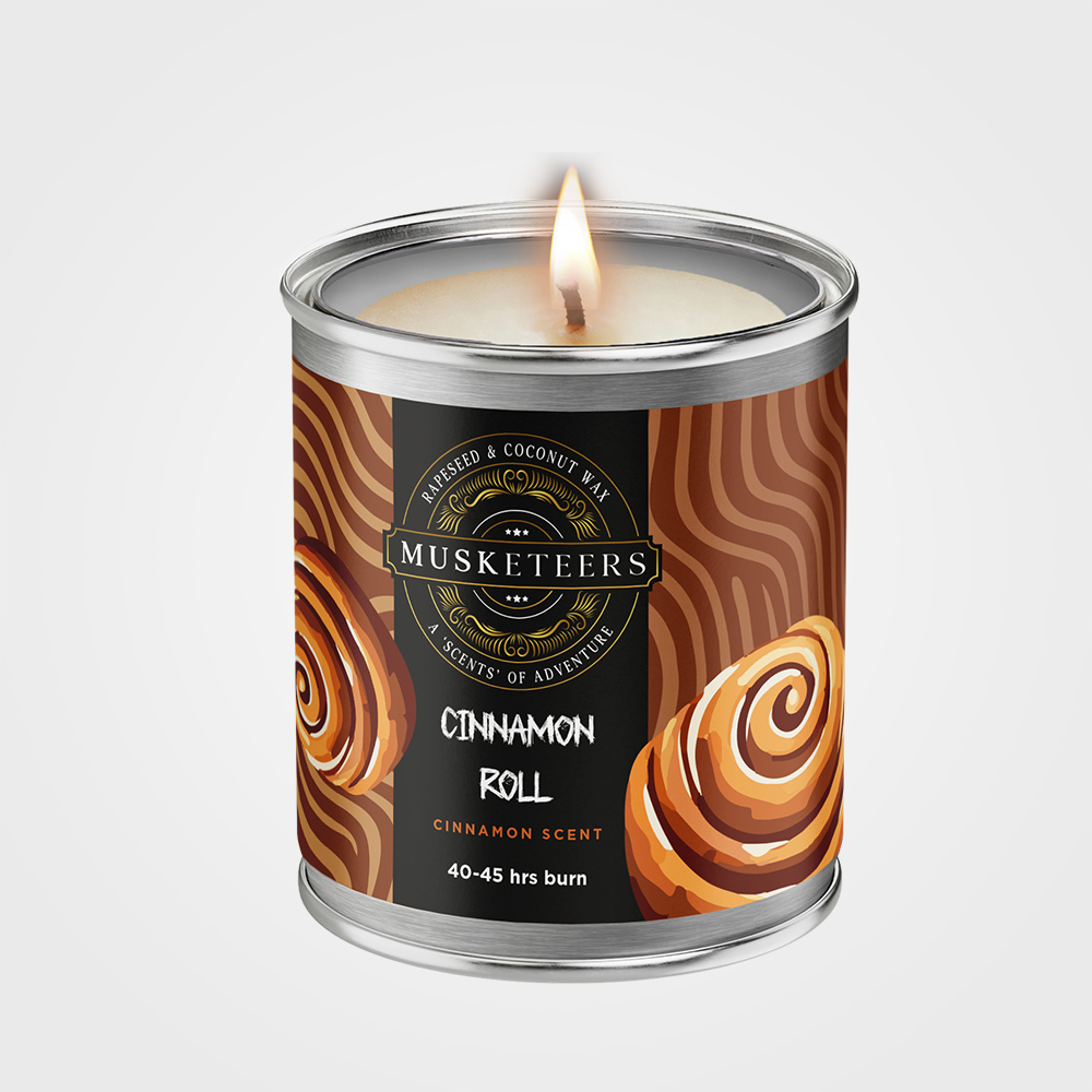 Cinnamon Roll Scented Candle