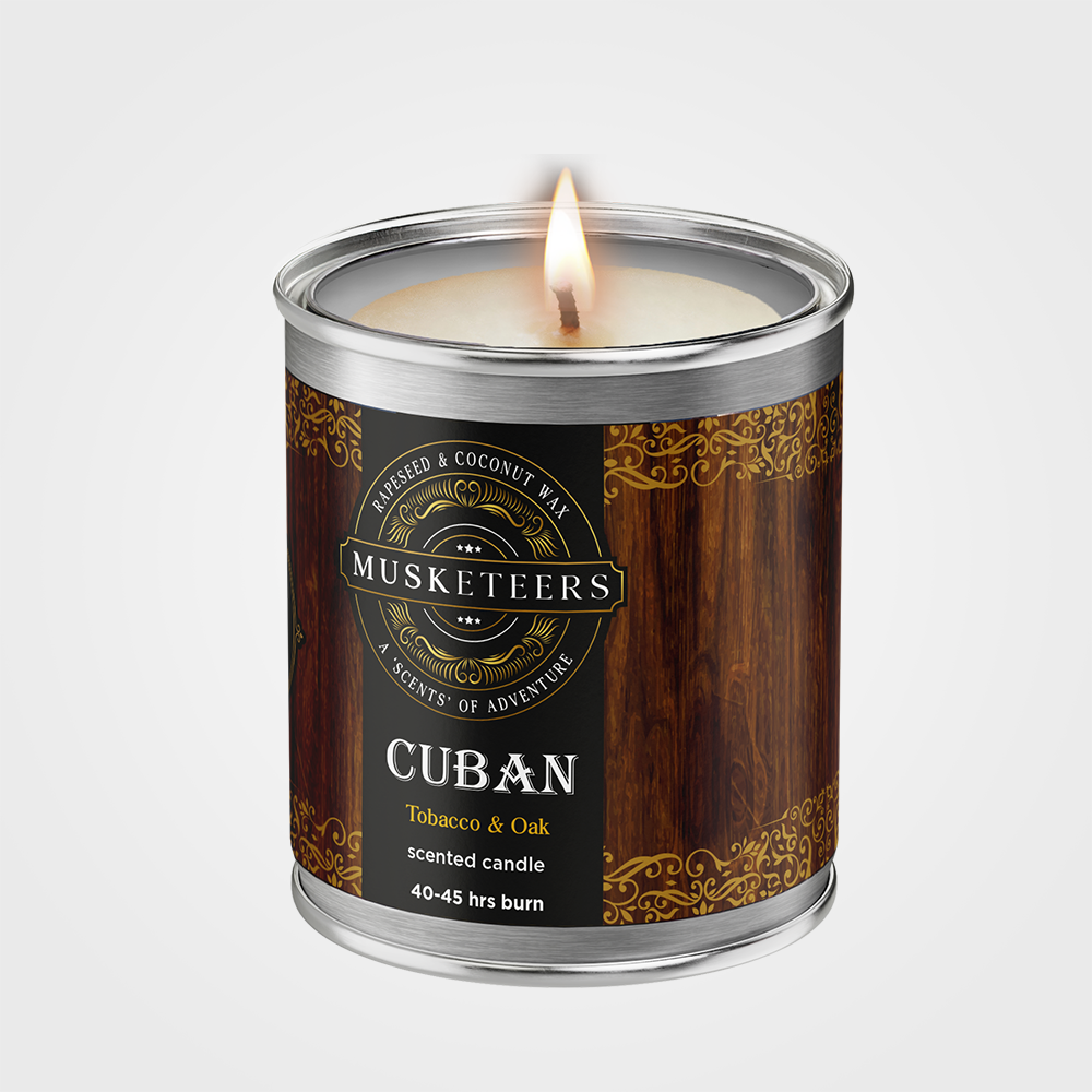 Cuban - Tobacco & Oak Scented Candle