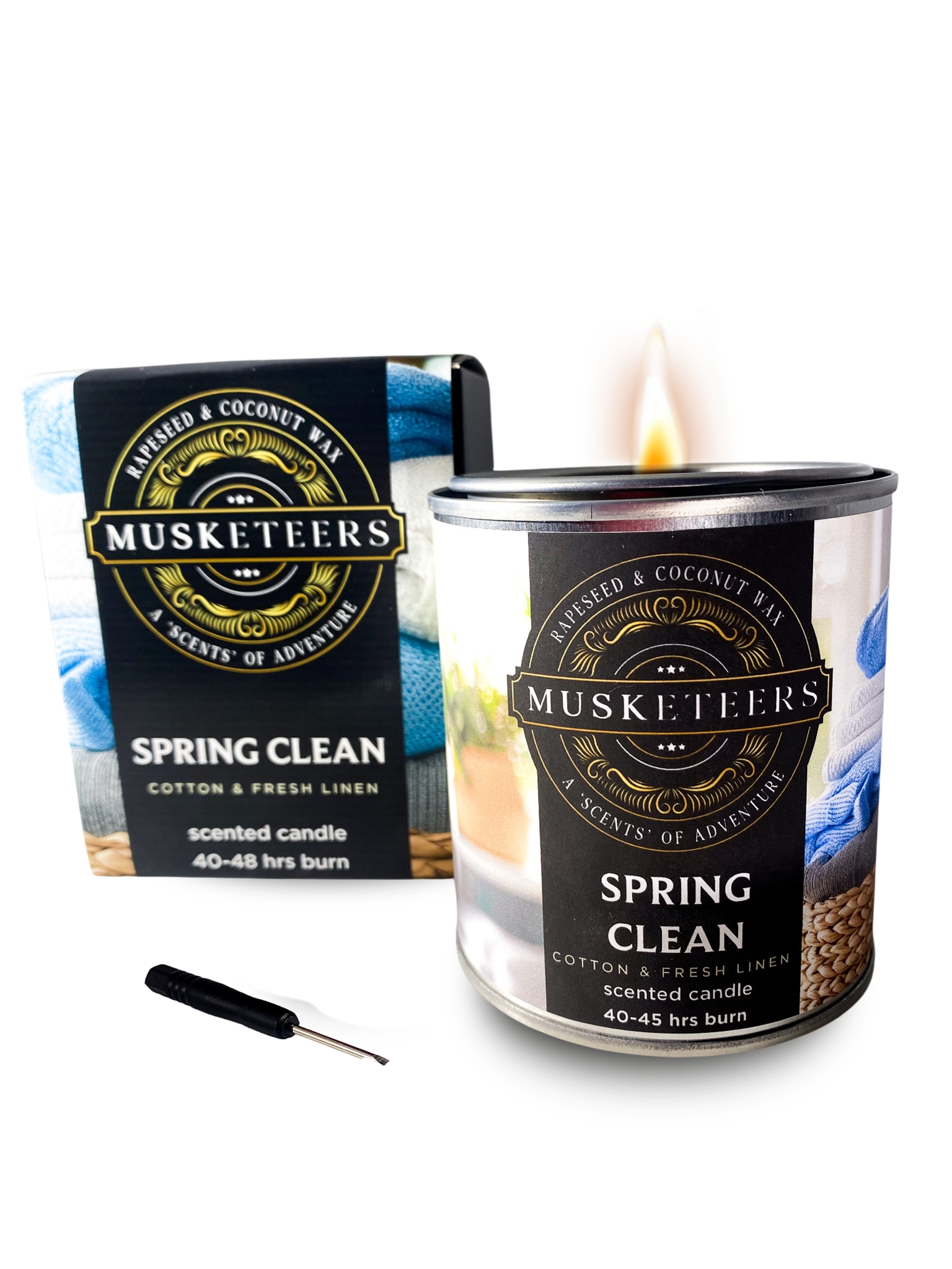 Spring Clean Candle  – Cotton & Fresh Linen