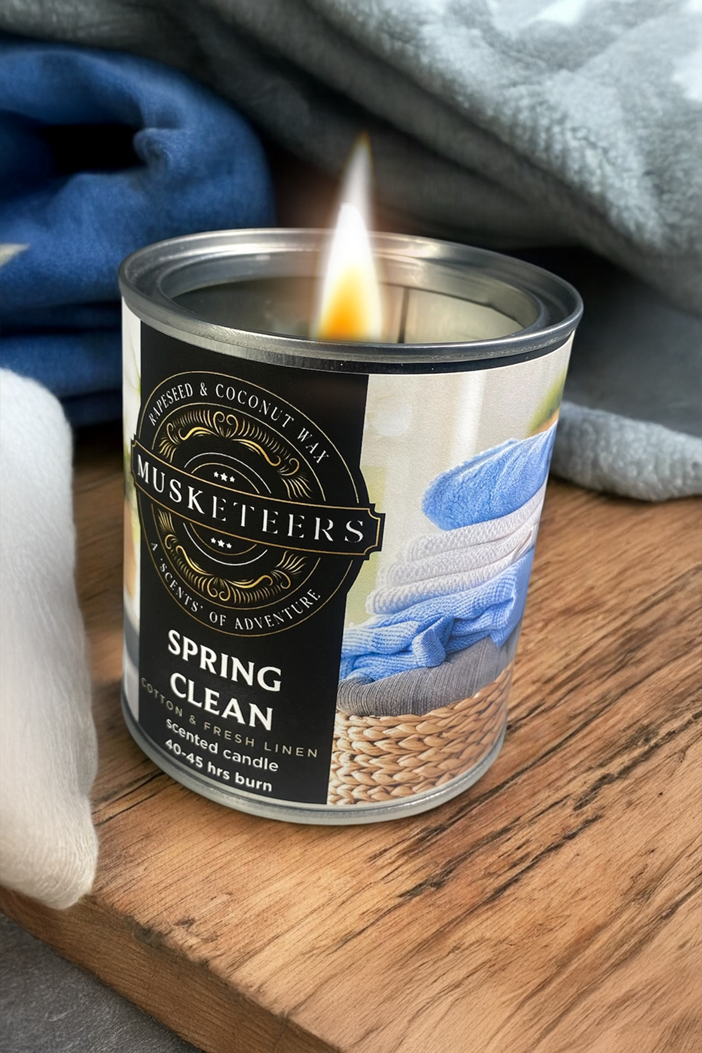 Spring Clean Candle  – Cotton & Fresh Linen