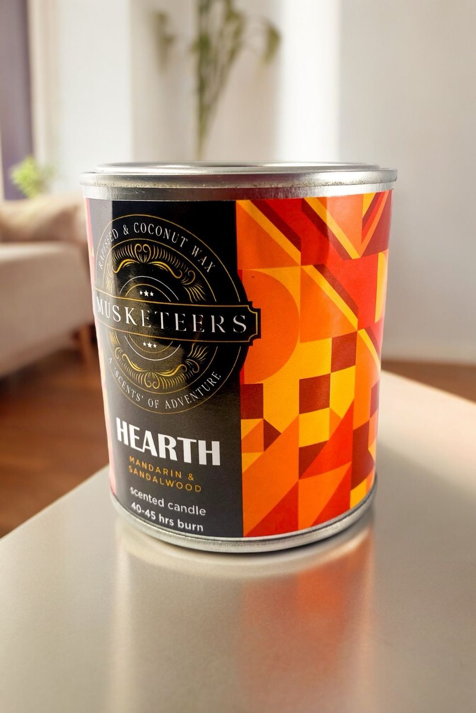 Hearth - Mandarin & Sandalwood Scented Candle