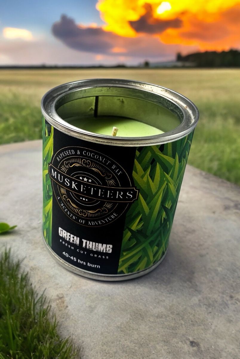 luxury candle UK grass scent