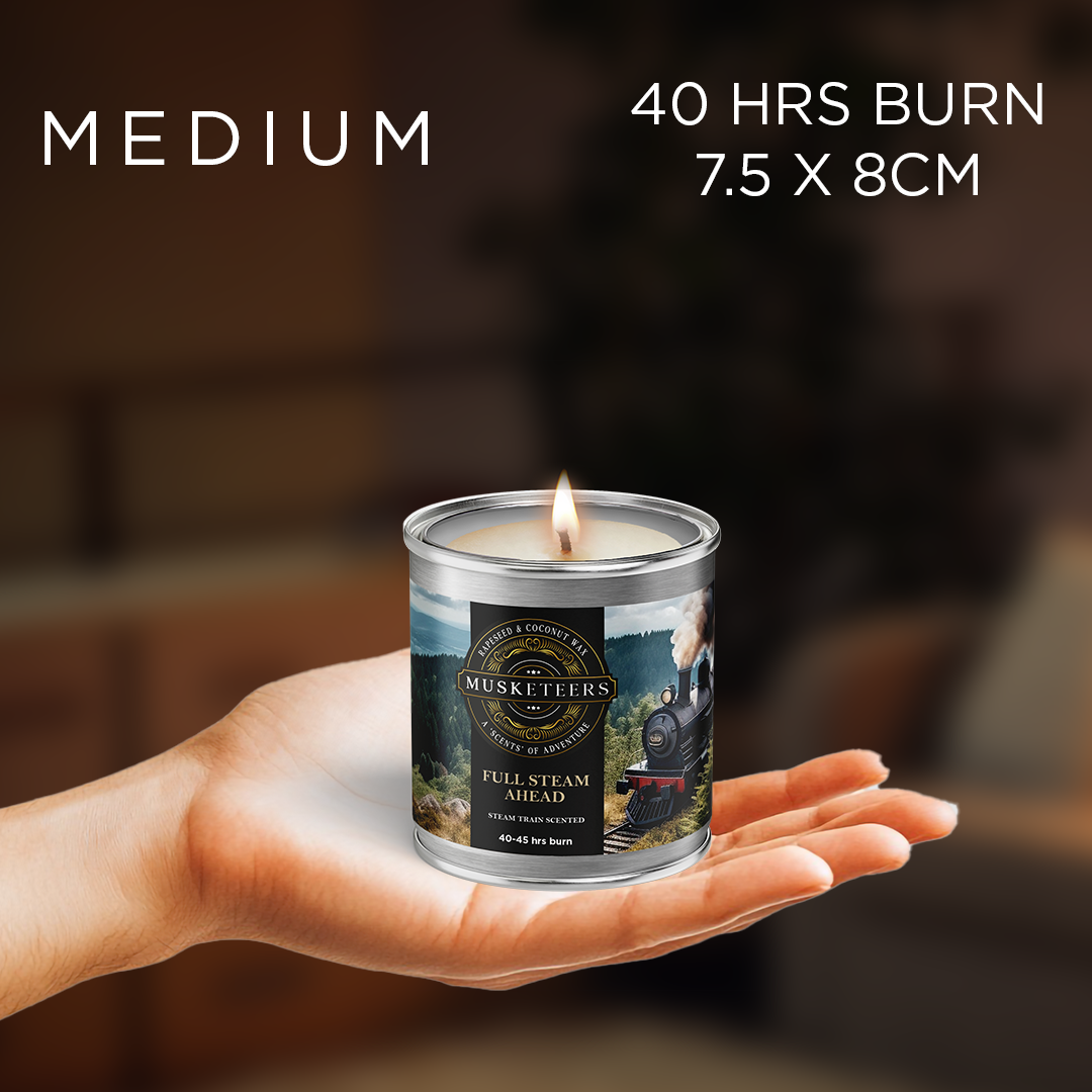 Full Steam Ahead - Steam Train Scented Masculine Candle
