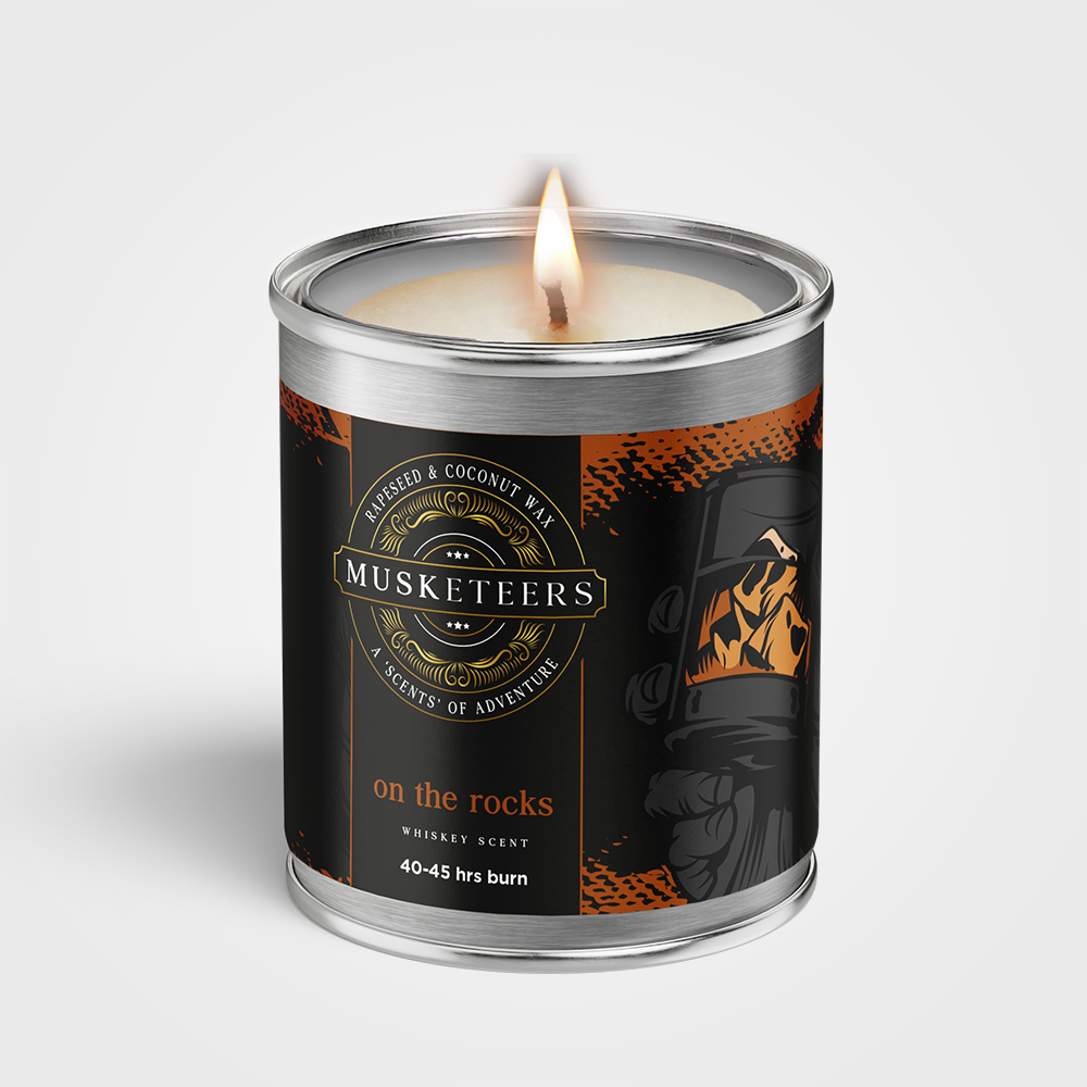 On the Rocks - Whiskey Scented Candle
