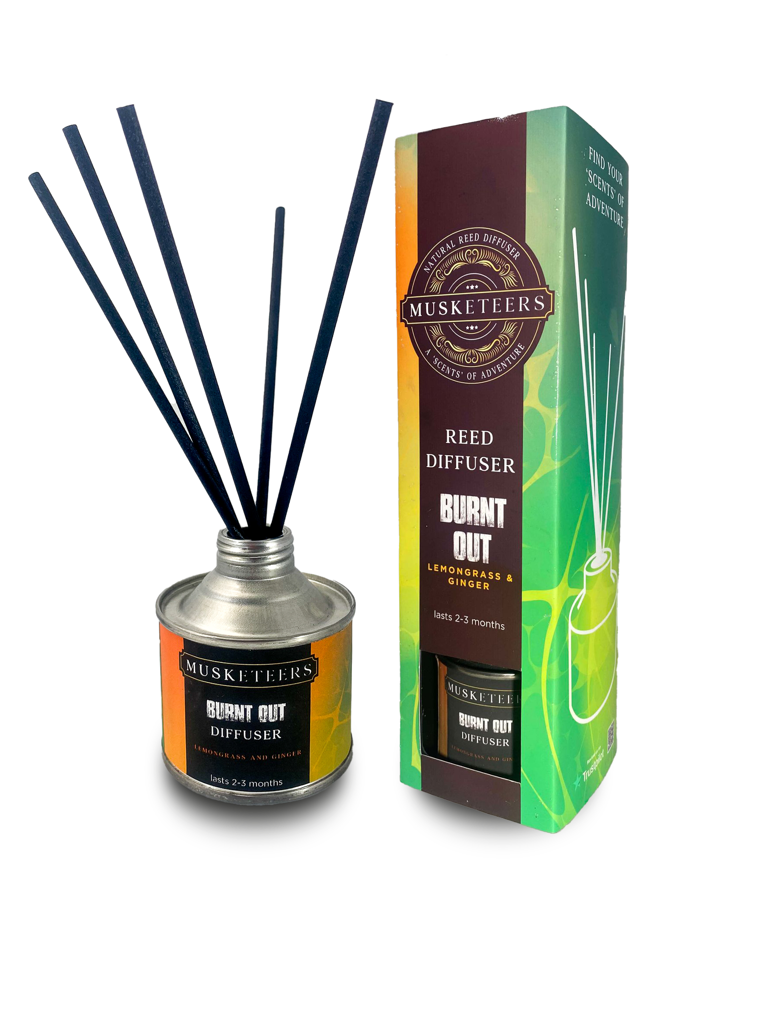 Burnt Out - Lemongrass & Ginger Reed Diffuser