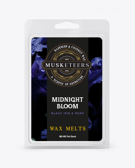 Midnight Bloom Wax Melts - Black Iris & Musk