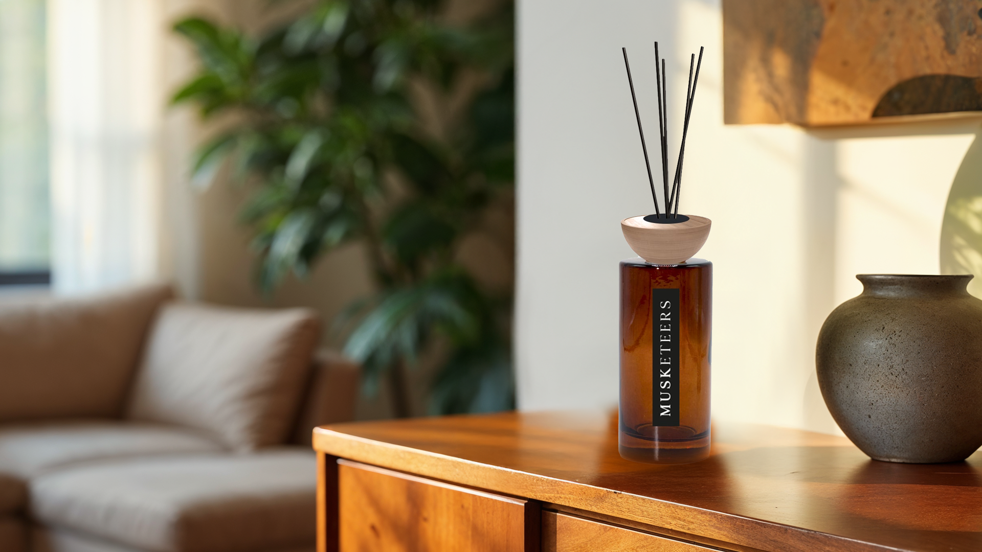 luxury masculine reed diffusers UK home fragrance