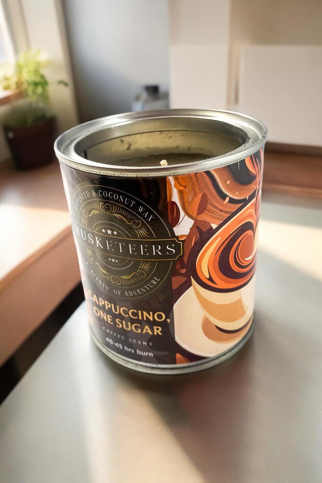 Cappuccino, 1 Sugar - Coffee Candle