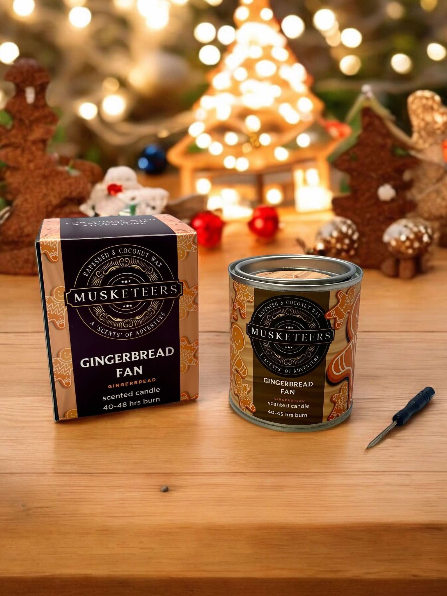 Gingerbread Fan - Gingerbread Scented Candle