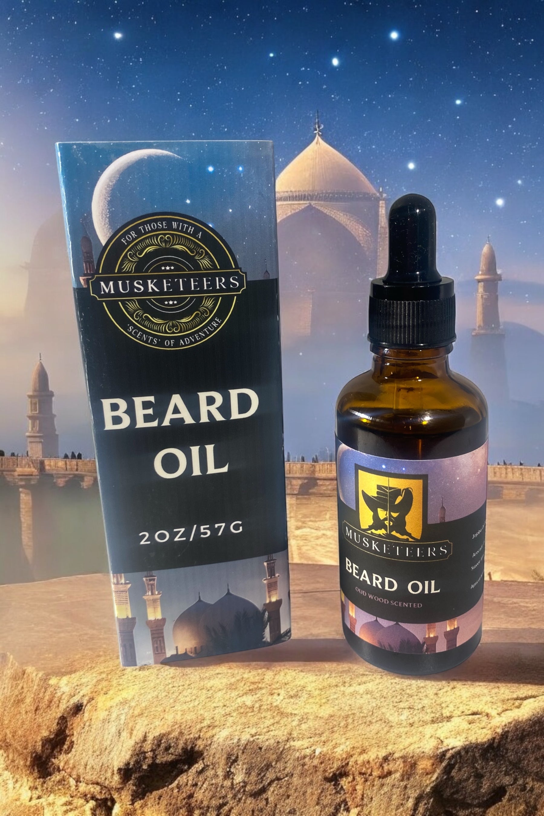 Oud Wood Scented Beard Oil