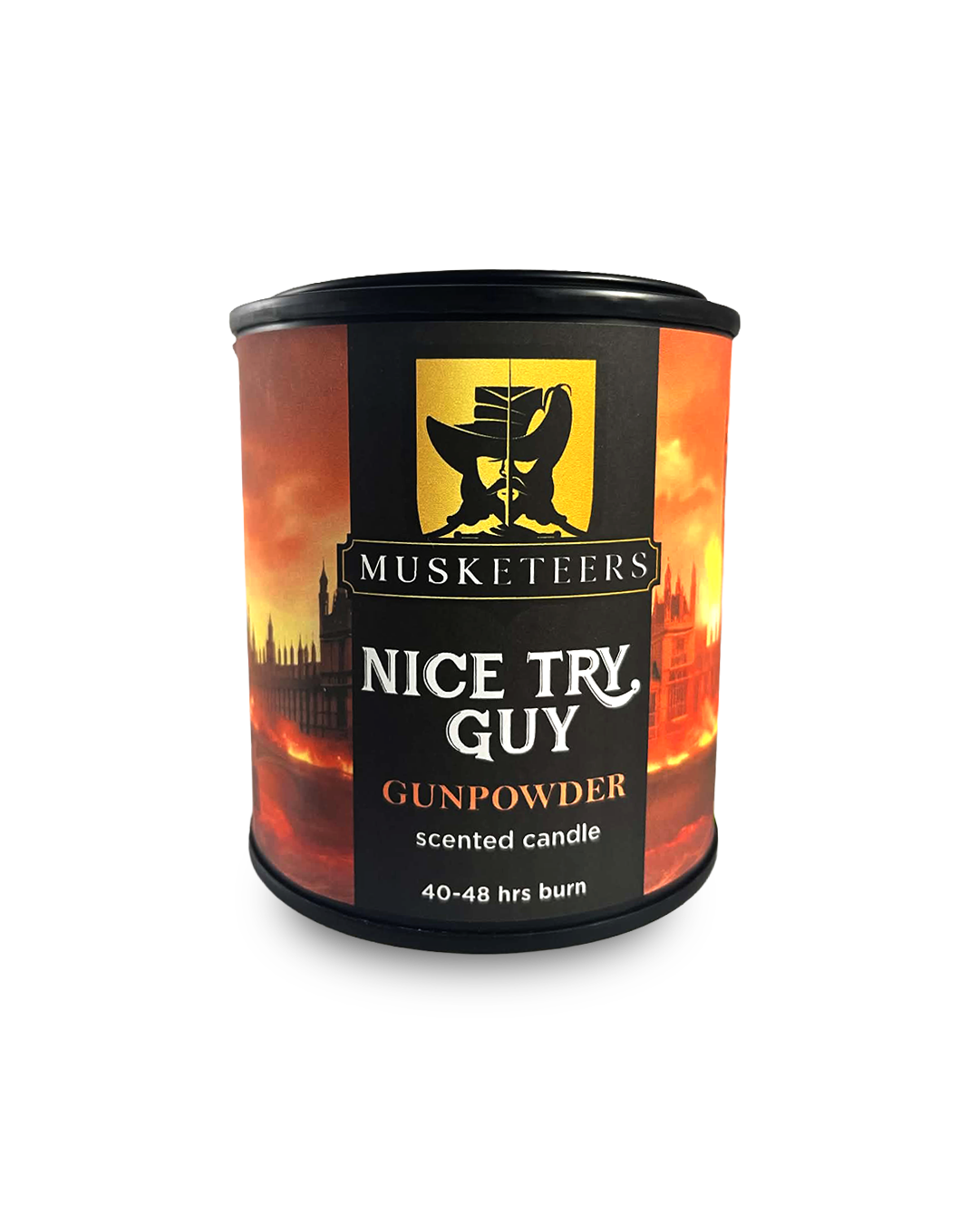 Nice Try, Guy - Gunpowder Scented Candle - Guy Fawkes/Bonfire Night Limited Edition