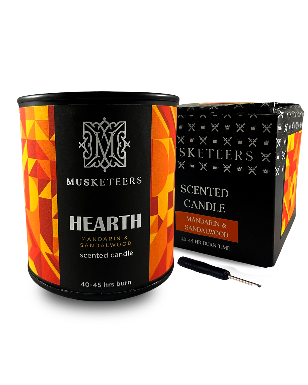 Hearth - Sandalwood Candle UK – Mandarin & Sandalwood Masculine Candle