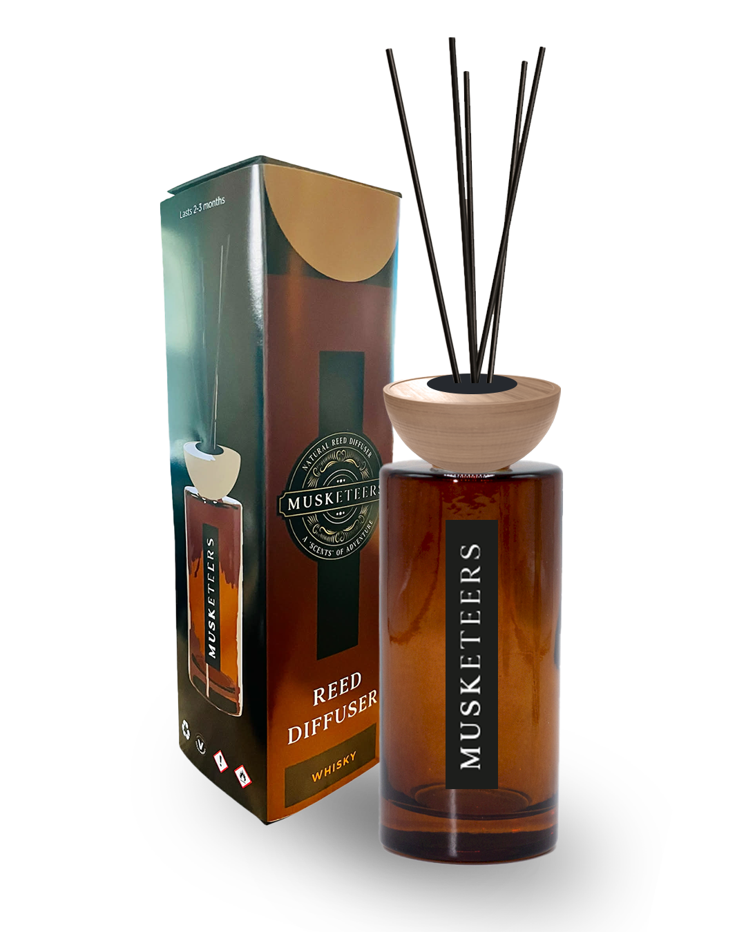Whisky Reed Diffuser – Luxury Masculine Home Fragrance