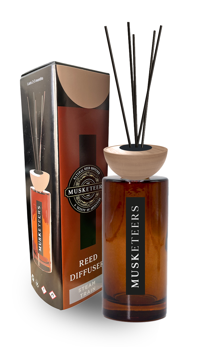 Tobacco & Oak Reed Diffuser – Dark Masculine Luxury Home Fragrance UK