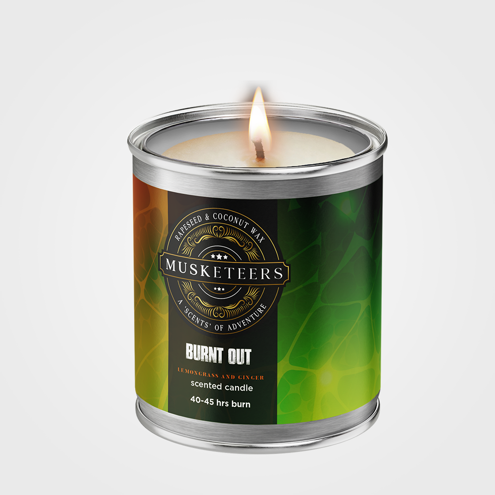 Burnt Out - Lemongrass/Ginger Candle
