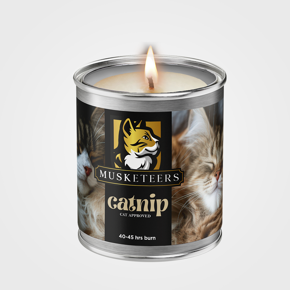 Catnip Candle for Cats – 100% Natural & Calming with Pure Catnip Essential Oil