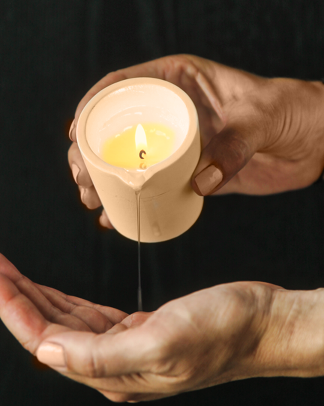 Massage Candle - Mandarin & Sandalwood Scented