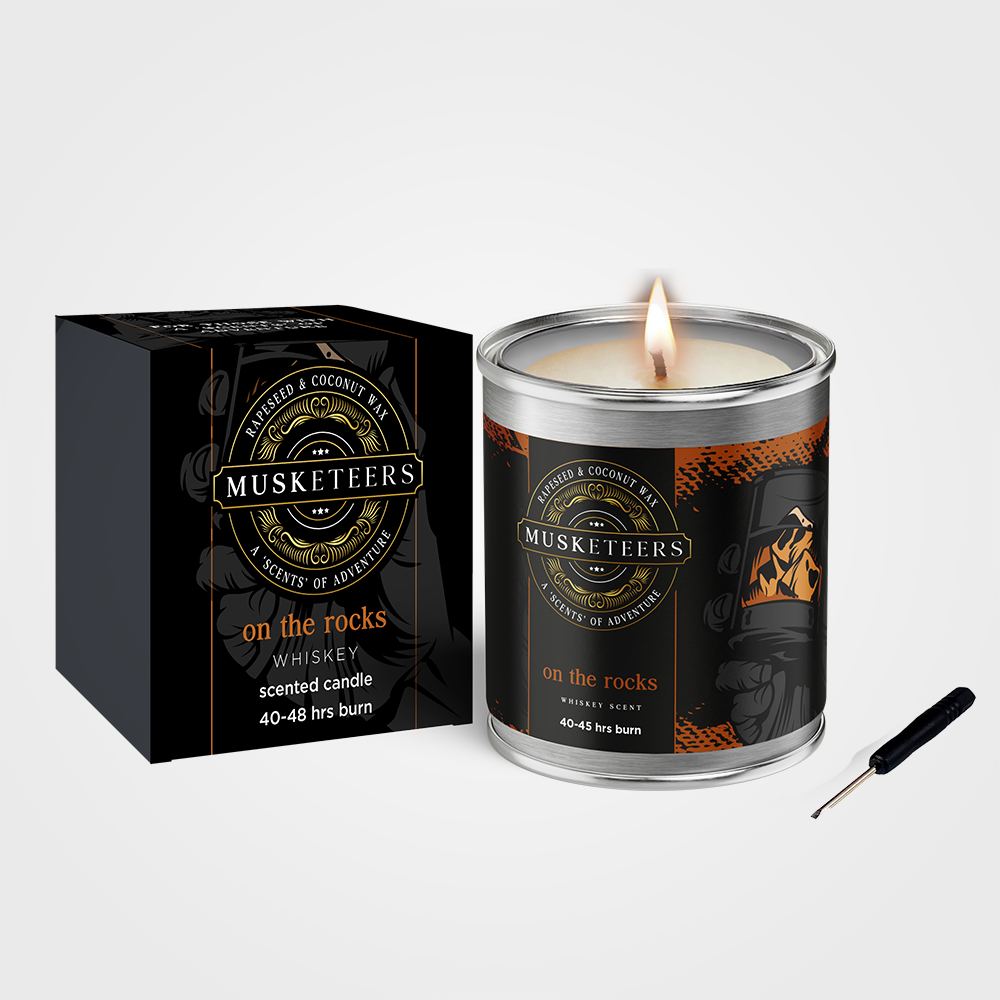On the Rocks - Whiskey Scented Candle